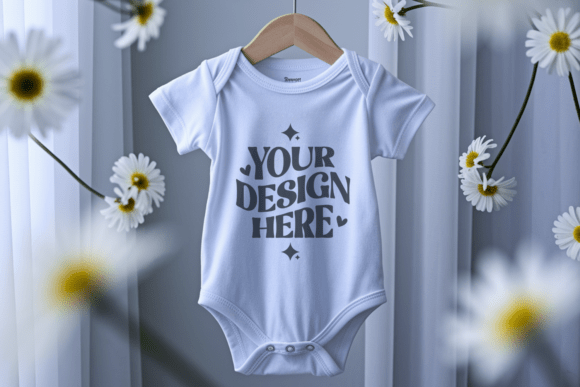 Baby Onesie Bodysuit Mockup 25: A Must-Have for Creative Professionals