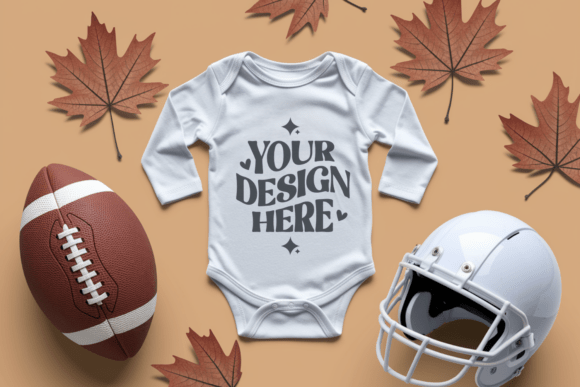 Baby Onesie Bodysuit Mockup 26