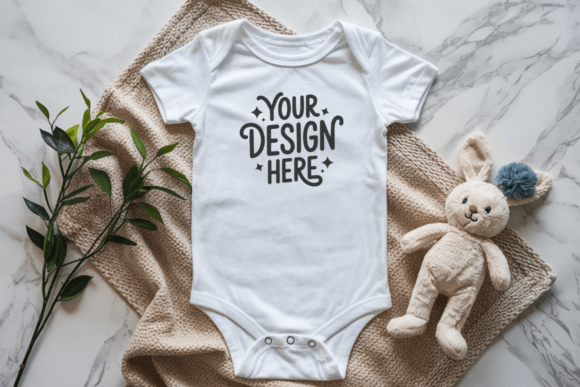 Bella Canvas 100B Baby Bodysuit Mockup 1: A Strategic Tool for Creative Professionals