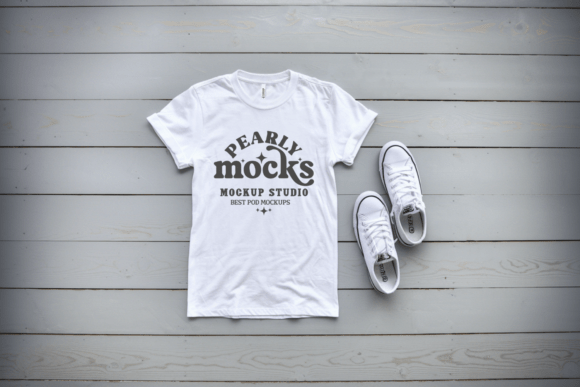 Bella Canvas 3001T Flat Lay Mockup 13