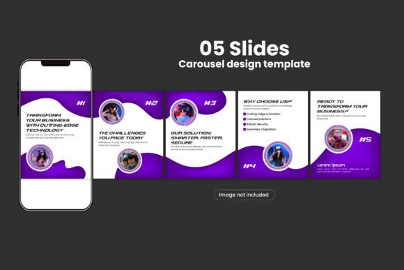 Business Instagram Carousel Template for Modern Digital Marketing
