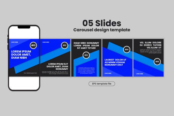 Carousel Design Post Template for Modern Social Media Workflows