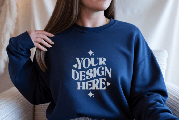 Enhance Your Creative Projects with Gildan 18000B Kids Crewneck Sweatshirt Mockups