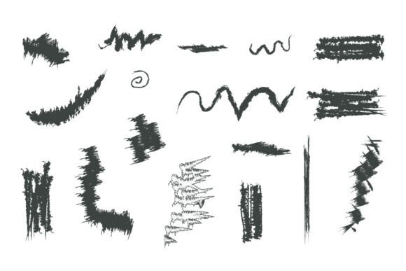 Hand-Drawn Charcoal and Grunge Brush