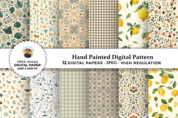 Hand Painted Digital Patterns: A Creative Solution for Every Project