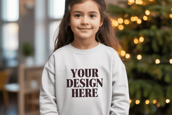 Kids Gildan 18000B Crewneck Mockup 20: Elevate Your Design Process with Professional Quality