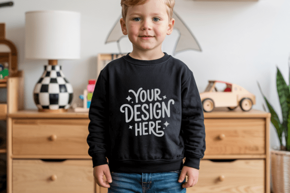 Kids Rabbit Skins 3317 Sweatshirt Mockup: A Practical Tool for Designers and Businesses