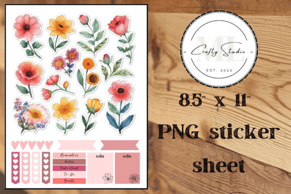 Planner Sticker Sheet: Digital Organization Made Easy