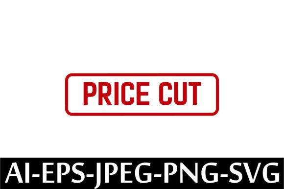 PRICE CUT Rubber Stamp Design Vector: A Versatile Digital Tool for Creative Professionals