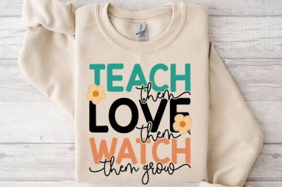 Teach Them Love Them Watch Them Grow: A Versatile SVG for Creative Projects